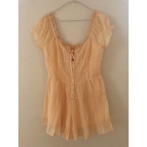 Urban Outfitters Lily Tiered Romper